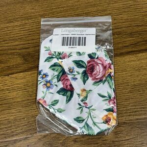 Longaberger Horizon 1999 Garden Splendor‎ Basket Liner Floral Pattern